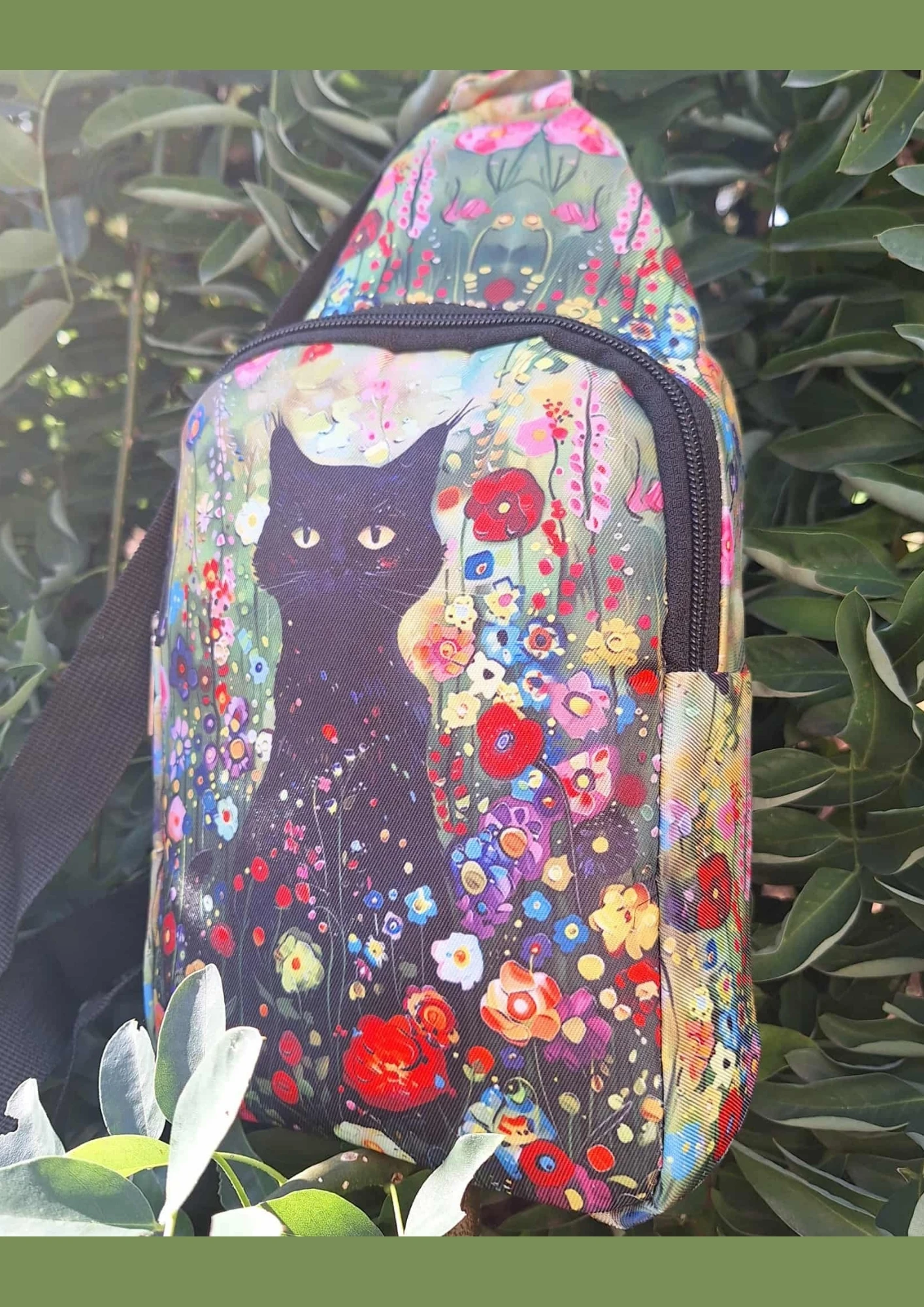 Chat Noir Multicolore Crossbody Bag – photo 3